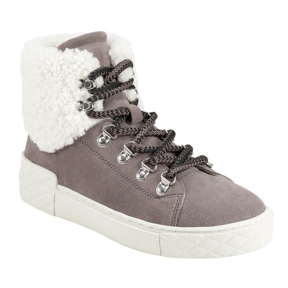 MARC FISHER Davie Water Resistant Lace-Up Faux NIB - Picture 1 of 1